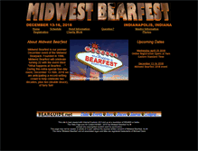 Tablet Screenshot of midwestbearfest.com